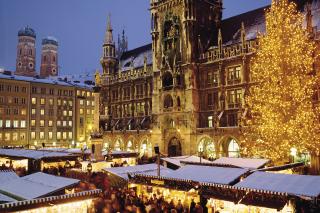 Münchner Marienplatz Christkindlmarkt Münchner Marienplatz Christkindlmarkt